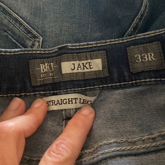 Mens BKE jeans size 33R like new condition - Picture 3 of 3